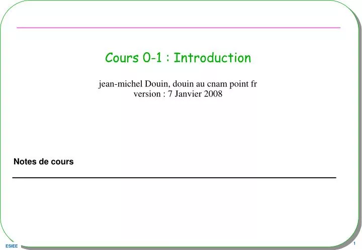 cours 0 1 introduction