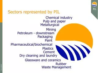 Sectors represented by PIL