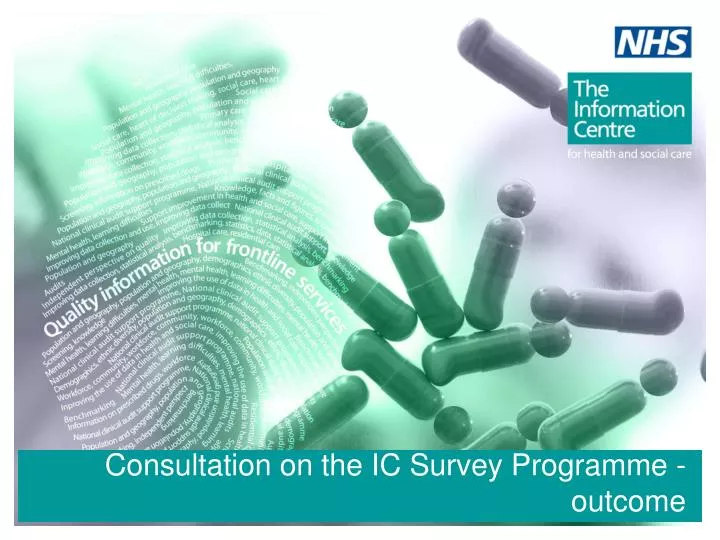 consultation on the ic survey programme outcome