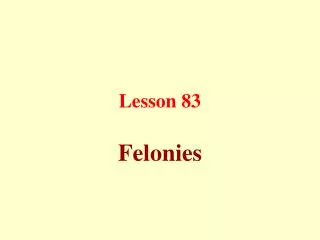 Lesson 83