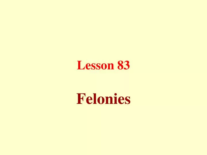 lesson 83