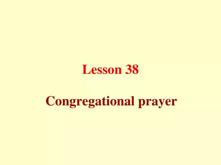 lesson 38