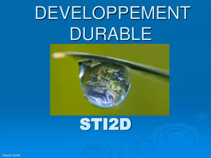 developpement durable