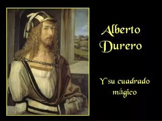 alberto durero