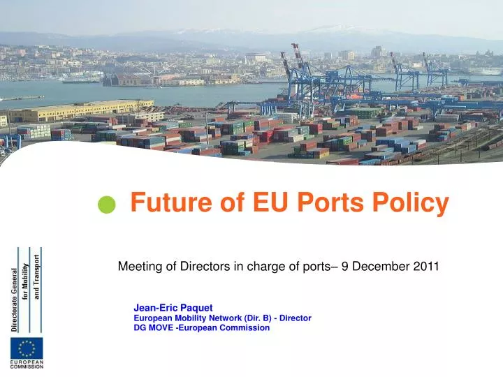 future of eu ports policy
