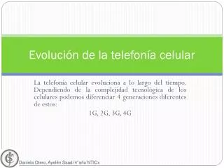 evoluci n de la telefon a celular