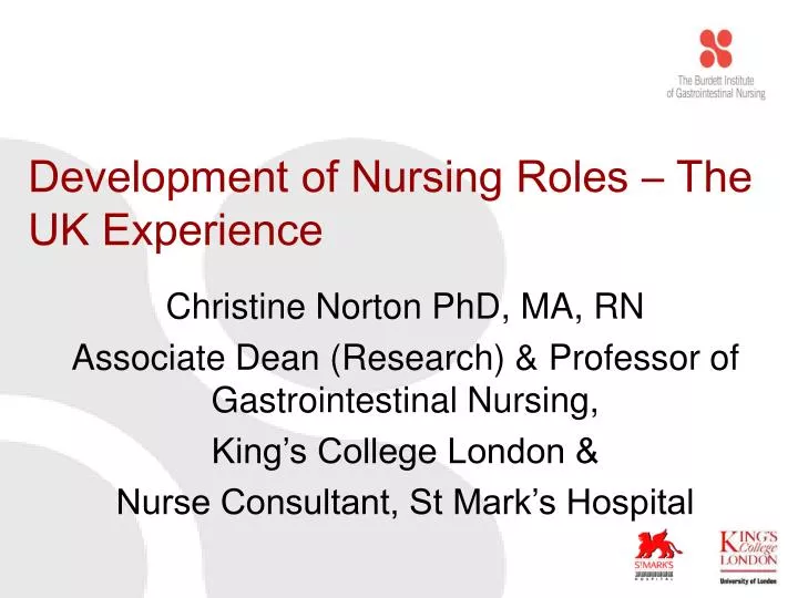 development of nursing roles the uk experience