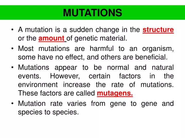 mutations