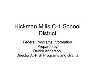 Hickman Mills C-1 School District