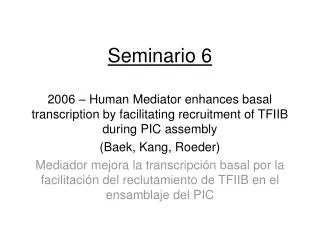 seminario 6