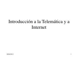 introducci n a la telem tica y a internet