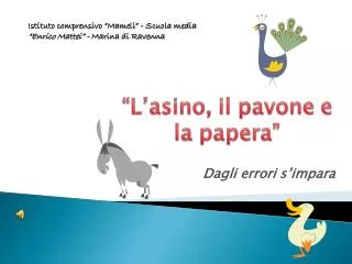 dagli errori s impara