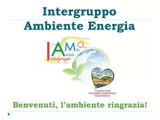 intergruppo ambiente energia