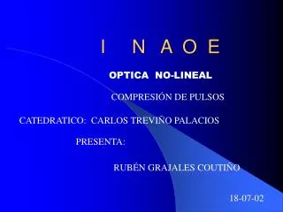 i n a o e