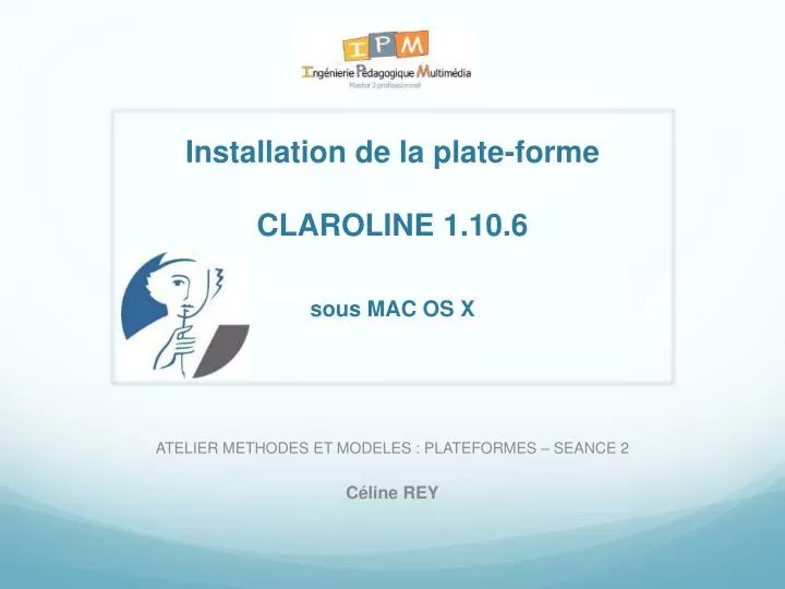 installation de la plate forme claroline 1 10 6 sous mac os x