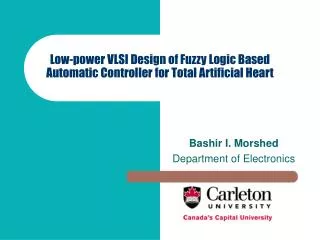 Low-power VLSI Design of Fuzzy Logic Based Automatic Controller for Total Artificial Heart