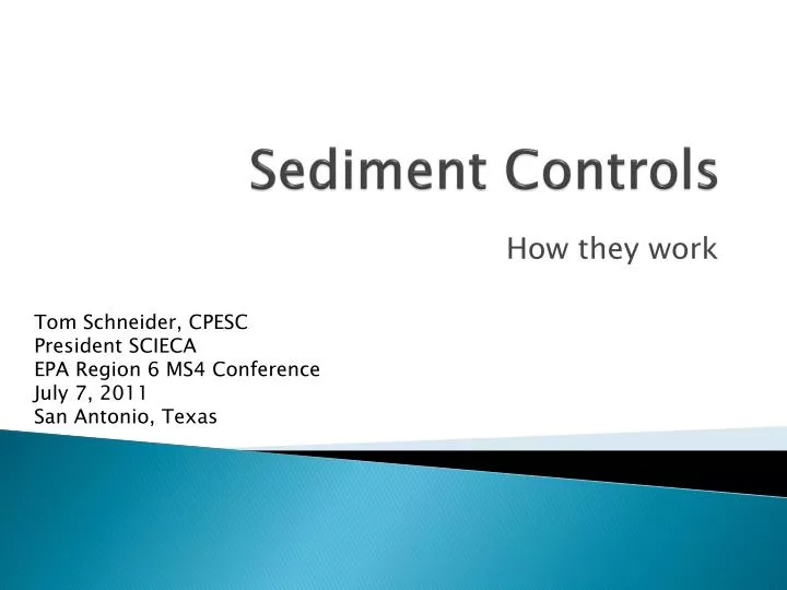 sediment controls
