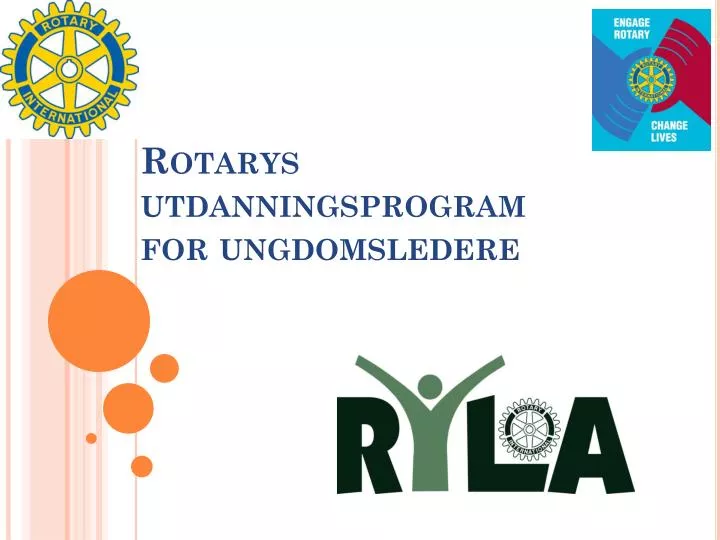 rotarys utdanningsprogram for ungdomsledere