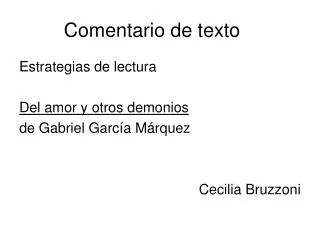 comentario de texto