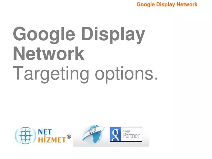 google display network ta r geting options