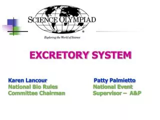 EXCRETORY SYSTEM