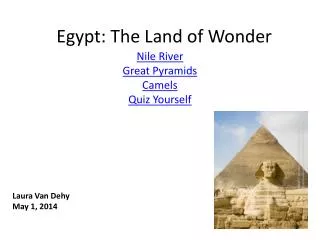 egypt the land of wonder