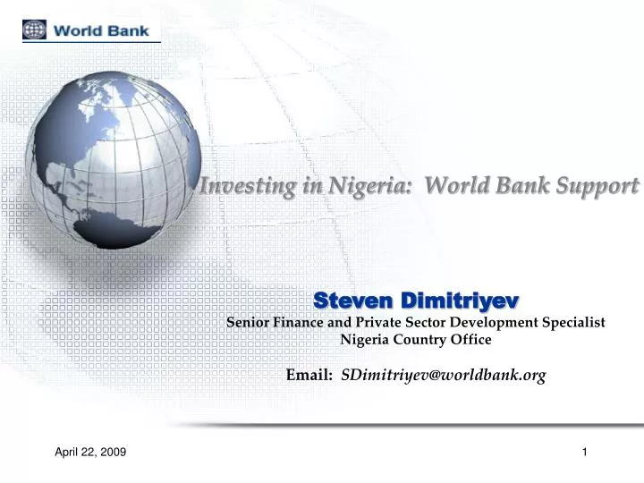 investing in nigeria world bank support
