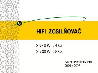 hifi zosil ova