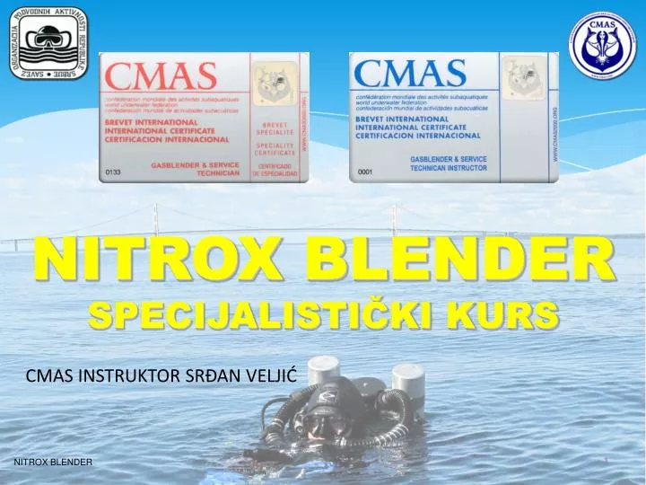 nitrox blender specijalisti ki kurs