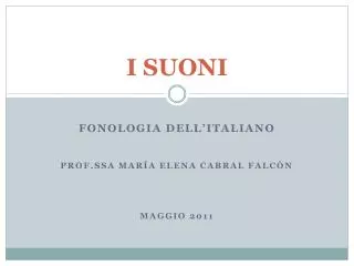 i suoni