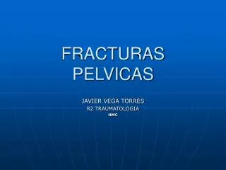 fracturas pelvicas