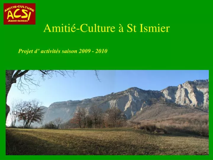 amiti culture st ismier