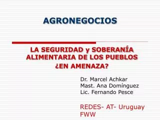 agronegocios