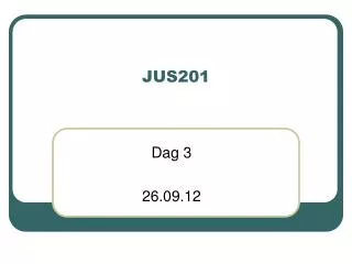 jus201