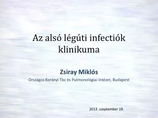 az als l g ti infecti k klinikuma