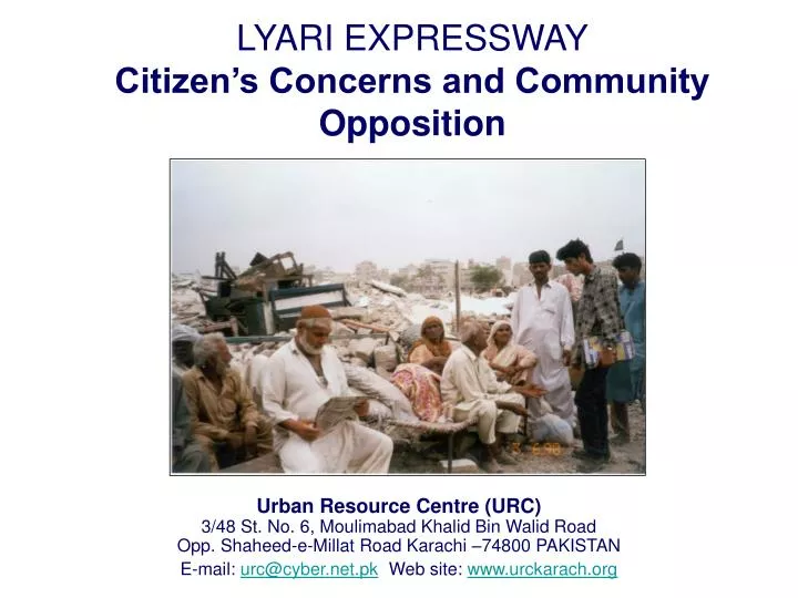 lyari expressway citizen s concerns and community opposition