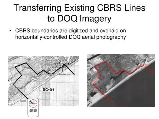 Transferring Existing CBRS Lines to DOQ Imagery