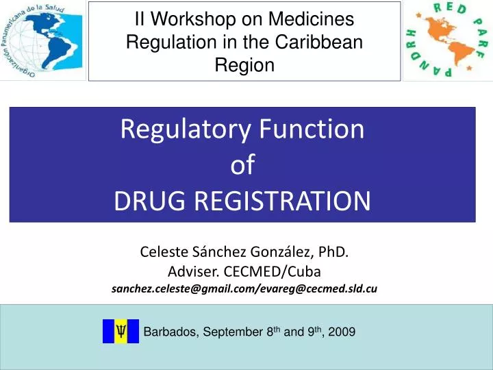 ii workshop on medicines regulation in the caribbean region