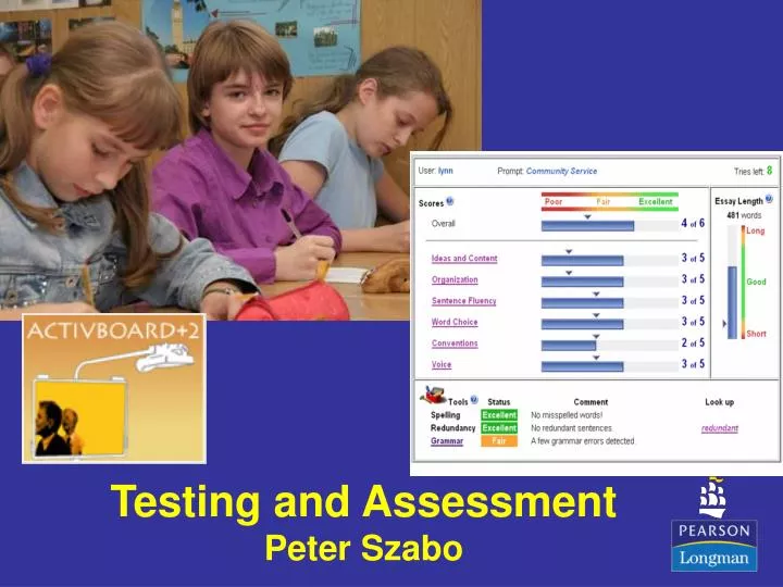 testing and assessment peter szabo
