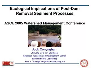 Jock Conyngham US Army Corps of Engineers Engineer Research and Development Center