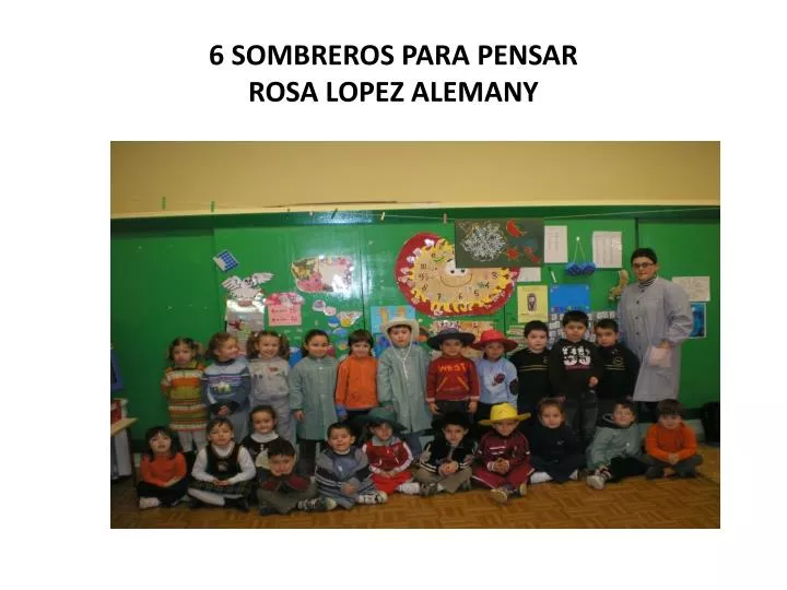 6 sombreros para pensar rosa lopez alemany