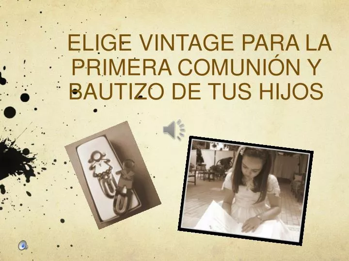 elige vintage para la primera comuni n y bautizo de tus hijos