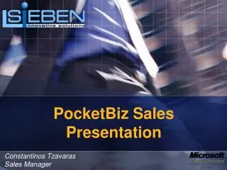 PocketBiz Sales Presentation