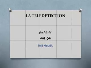 la teledetection