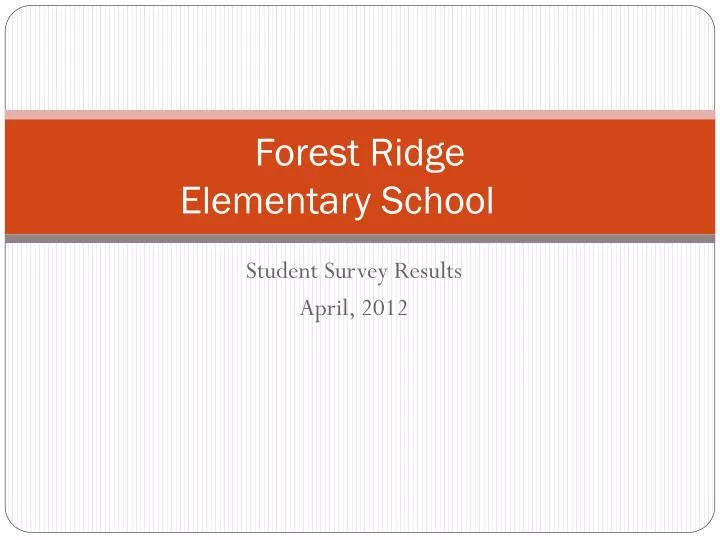 forest ridge elementary school