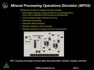 CIMExcel Software Inc. 		Slide 1