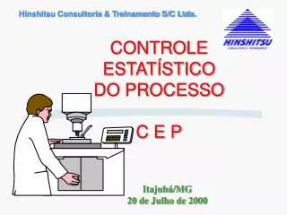 controle estat stico do processo c e p