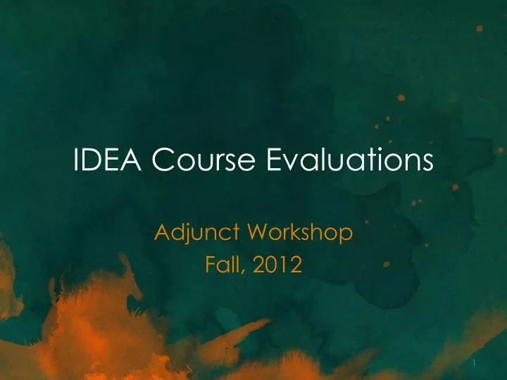 idea course evaluations