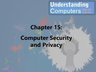 Chapter 15: Computer Security and Privacy