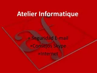 atelier informatique